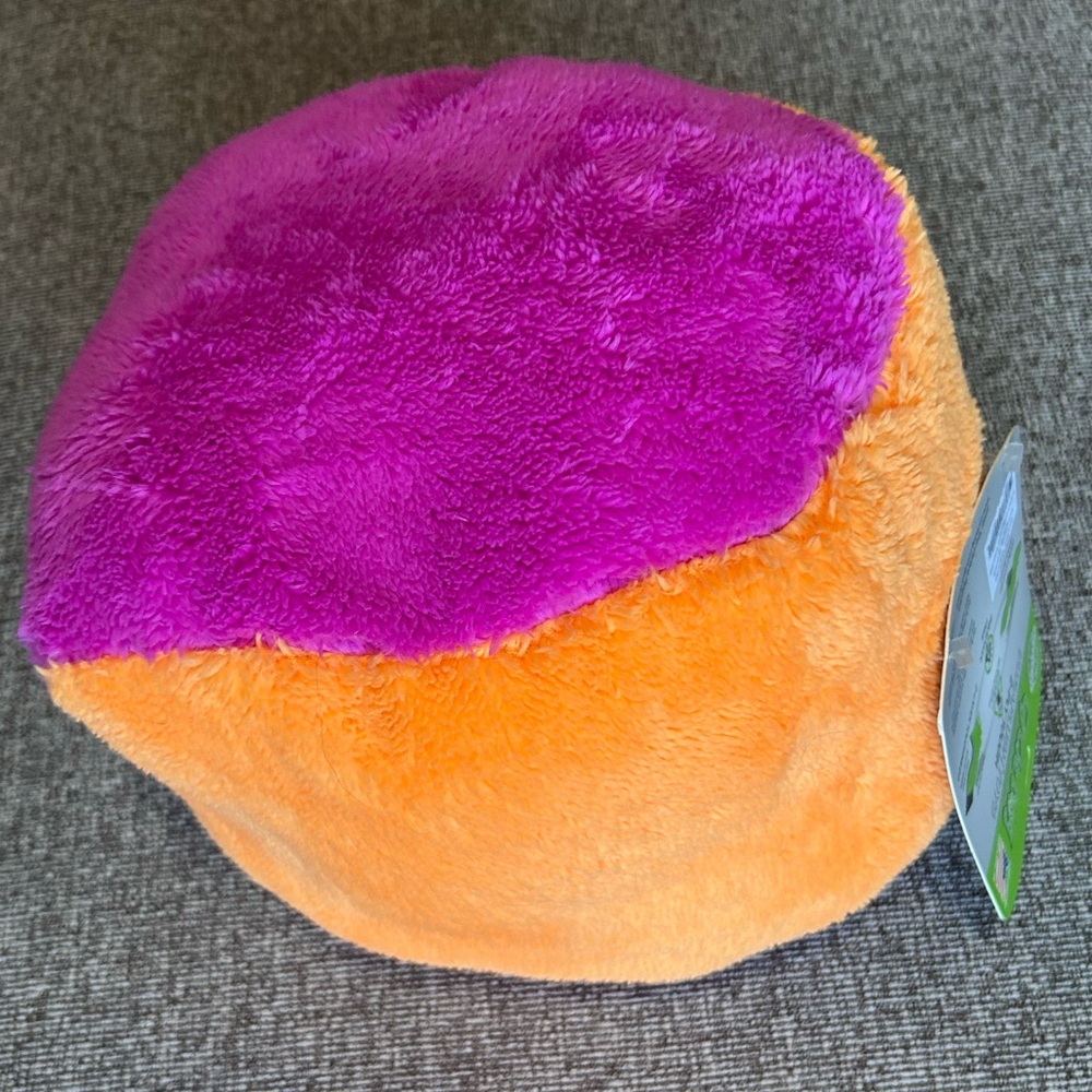 Cycle Dog Duraplush Fuzz Ball dog toy 10” - Picture 5 of 9